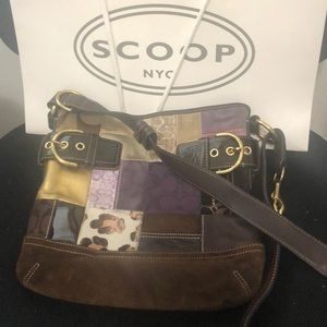 Clearance$10 🌺Coach Classic velvet crossbody bag